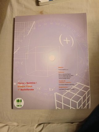 Libros física y química 1° bachillerato