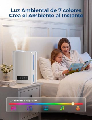 Humidificador Ultrasónico AROEVE 6L