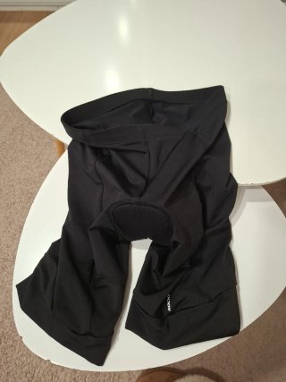 Culote ciclismo niño negro talla 8
