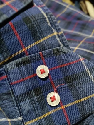 Camisa Carolina Herrera Cuadros Talla M