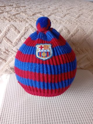 Gorro de Lana Vintage FC Barcelona