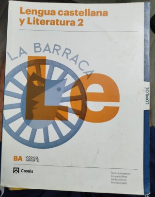 Lengua castellana y literatura 2, Le Bachillerato