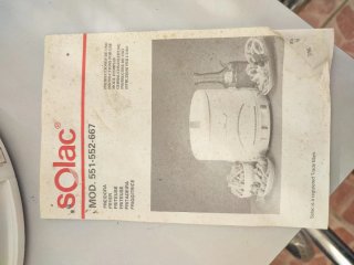 Freidora Solac Blanca