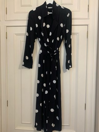 Peto lunares blanco y negro Talla L
