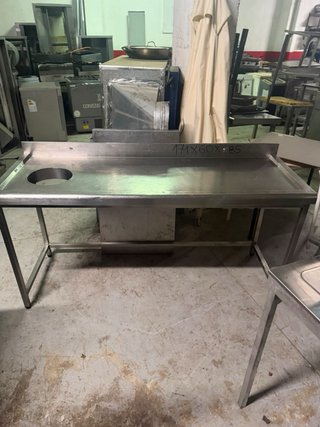 Mesa de acero 171x60x85
