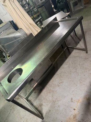 Mesa de acero 171x60x85