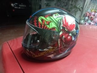 Casco Moto LS2 con Diseño de Payaso