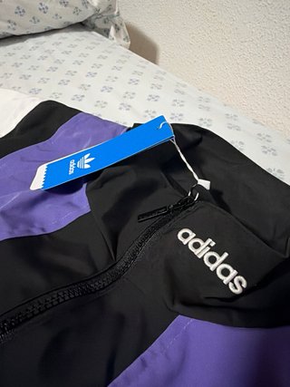 Chaqueta Retro Real Madrid Adidas Morado