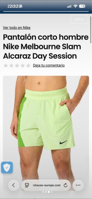 Pantalón Corto Tenis Nike Court