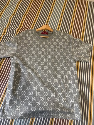 Camiseta Gucci Gris GG Monogram