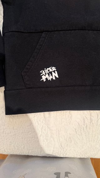Sudadera Negra Marvel para Niño