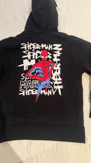 Sudadera Negra Marvel para Niño