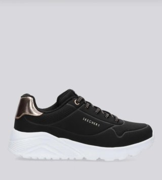 Zapatillas Skechers Mujer Negro y Dorado