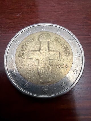 Moneda de 2 euros Chipre 2008