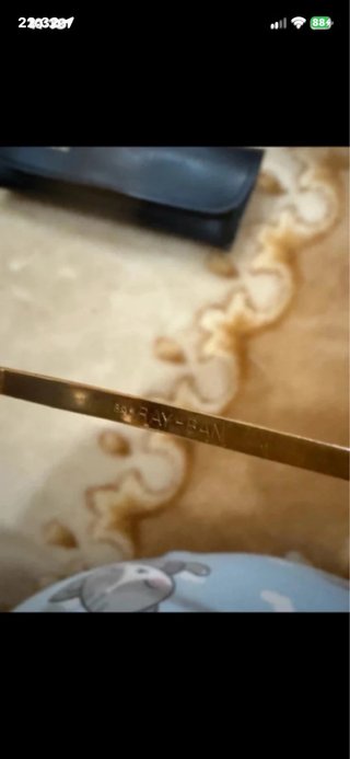 Gafas de sol Ray-Ban doradas