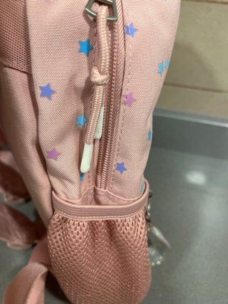 Mochila pequeña Pepe Jeans rosa con estrellas