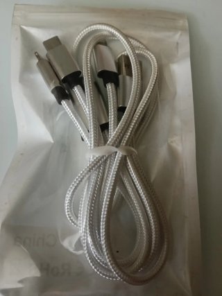 Cable de carga múltiple USB-C, Micro USB, Lightnin