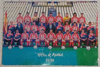 Postal Atlético de Madrid 95/96