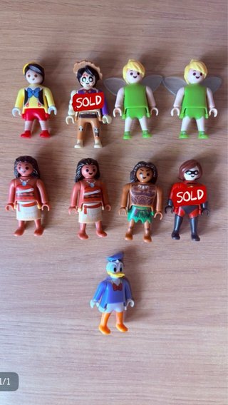 Figuras Playmobil Disney (Huevon Kinder)
