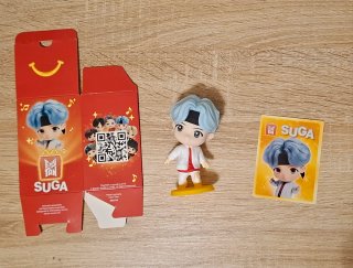 Figura Tiny Tan BTS SUGA McDonald's