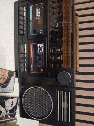 Radiocasete International Vintage Doble + cintas