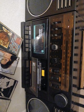 Radiocasete International Vintage Doble + cintas