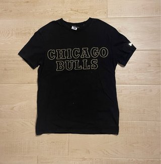Camiseta Negra Chicago Bulls NBA