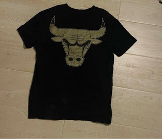 Camiseta Negra Chicago Bulls NBA