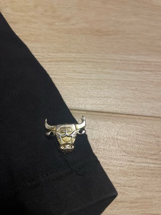 Camiseta Negra Chicago Bulls NBA