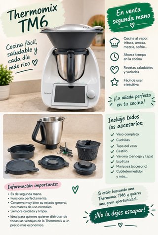 Thermomix TM6 con accesorios