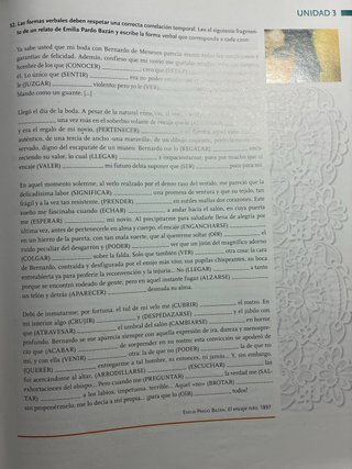 Lengua castellana y literatura, 1 BACH.