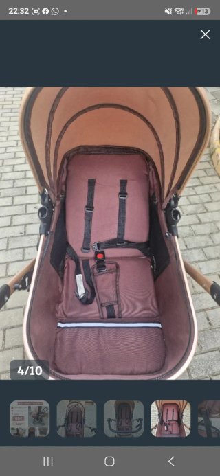 Carrito de bebé 2 en 1: Capazo y Silla
