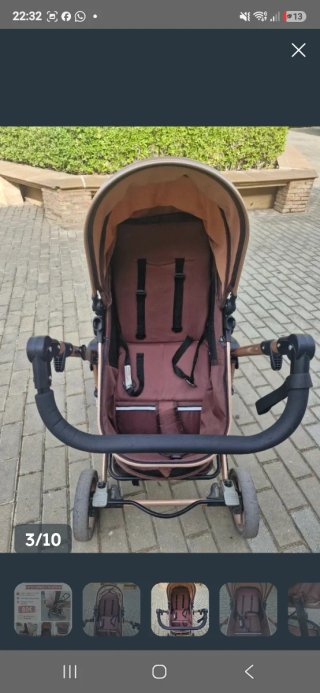 Carrito de bebé 2 en 1: Capazo y Silla