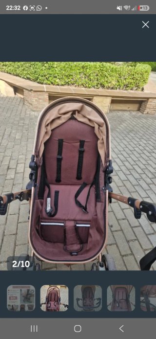 Carrito de bebé 2 en 1: Capazo y Silla