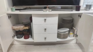 Conjunto Salón Blanco Mate 2.80m.