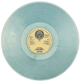Black Sabbath LP Paranoid (Clear blue)