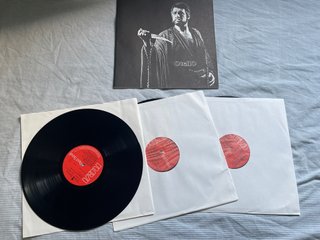 Giuseppe Verdi – Otello · Plácido Domingo · 3 LP