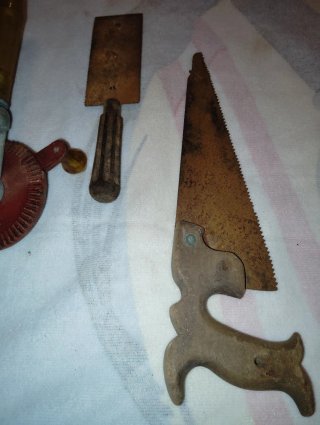 Set de 4 Herramientas Manuales Antiguas