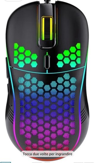 Mouse Gaming Nero RGB