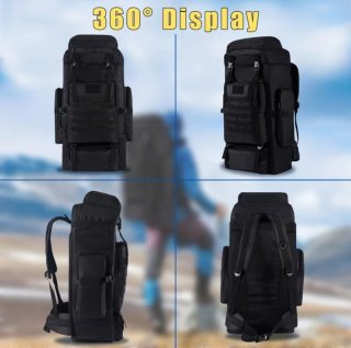 Mochila Montaña 70L Negra