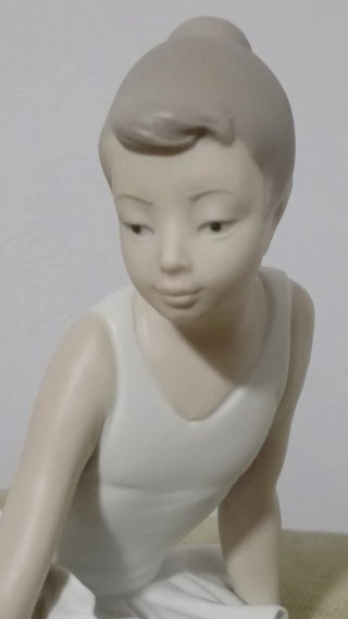 Figura NAO Lladró Ballet Sentada Antigua