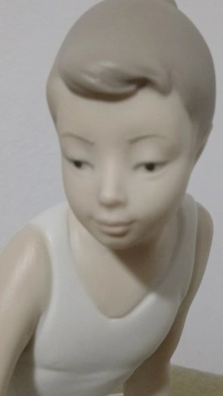 Figura NAO Lladró Ballet Sentada Antigua