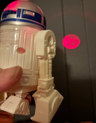 Figura R2D2 Proyector Holograma