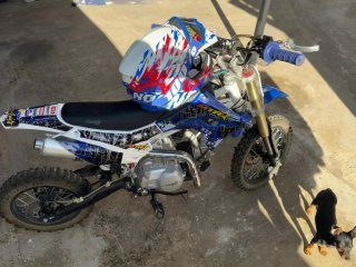 Pit Bike Enduro Motocross Azul
