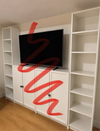 Dos Librerías BILLY Blanca 40x28x202 cm