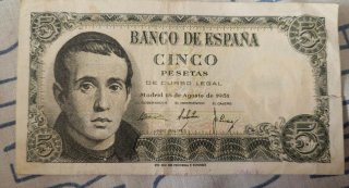 Lote 3 Billetes 5 Pesetas Banco de España 1951