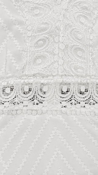Vestido blanco de encaje