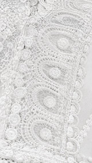 Vestido blanco de encaje