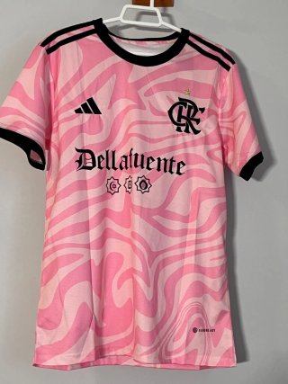 Camiseta Flamengo x Dellafuente Adidas Rosa