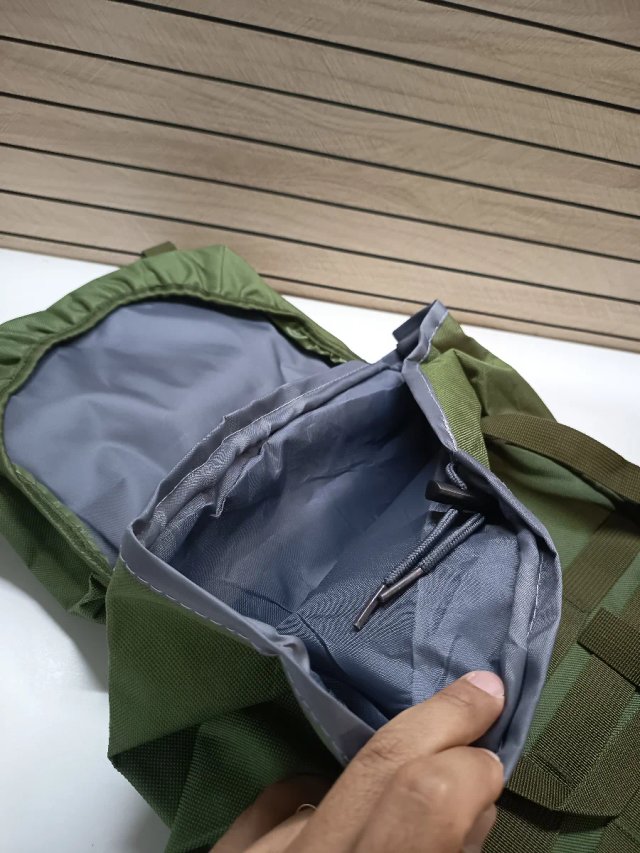 Mochila montaña 70L verde